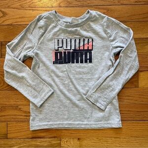 Puma | Long Sleeve Gray Shirt | Boys 4t